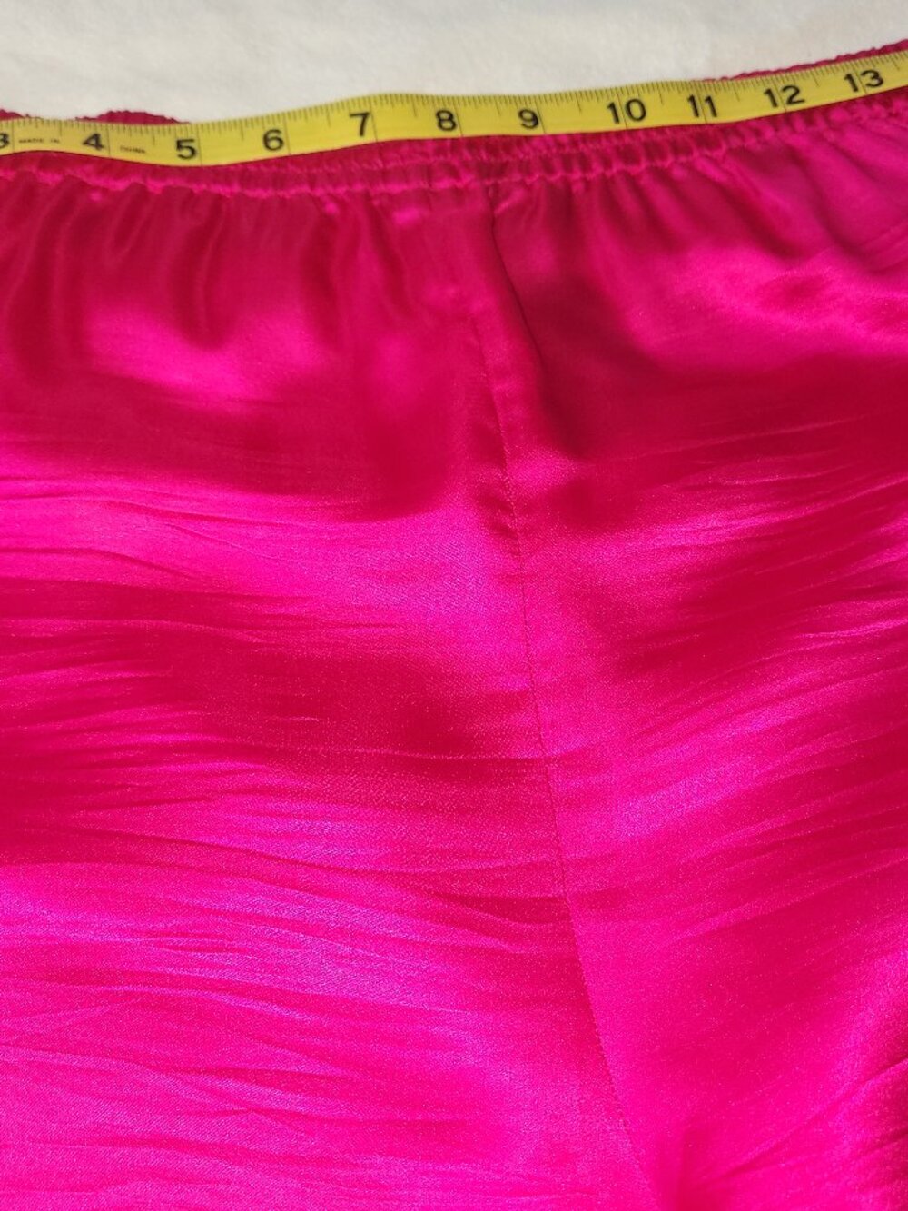 100% Silk Set Raspberry Colored Jacket & Pants with Violet Shell- Size 8 &6 - Picture 10 of 14